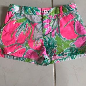Lilly Pulitzer Girls Shorts Size 10
